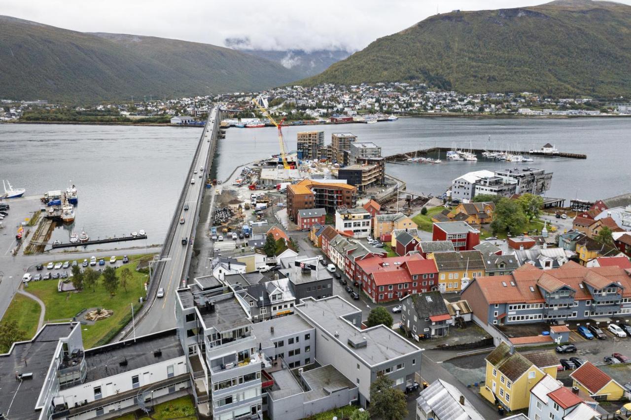 Toppleilighet Med Utsikt I Sentrum Nord Tromsø Exterior foto