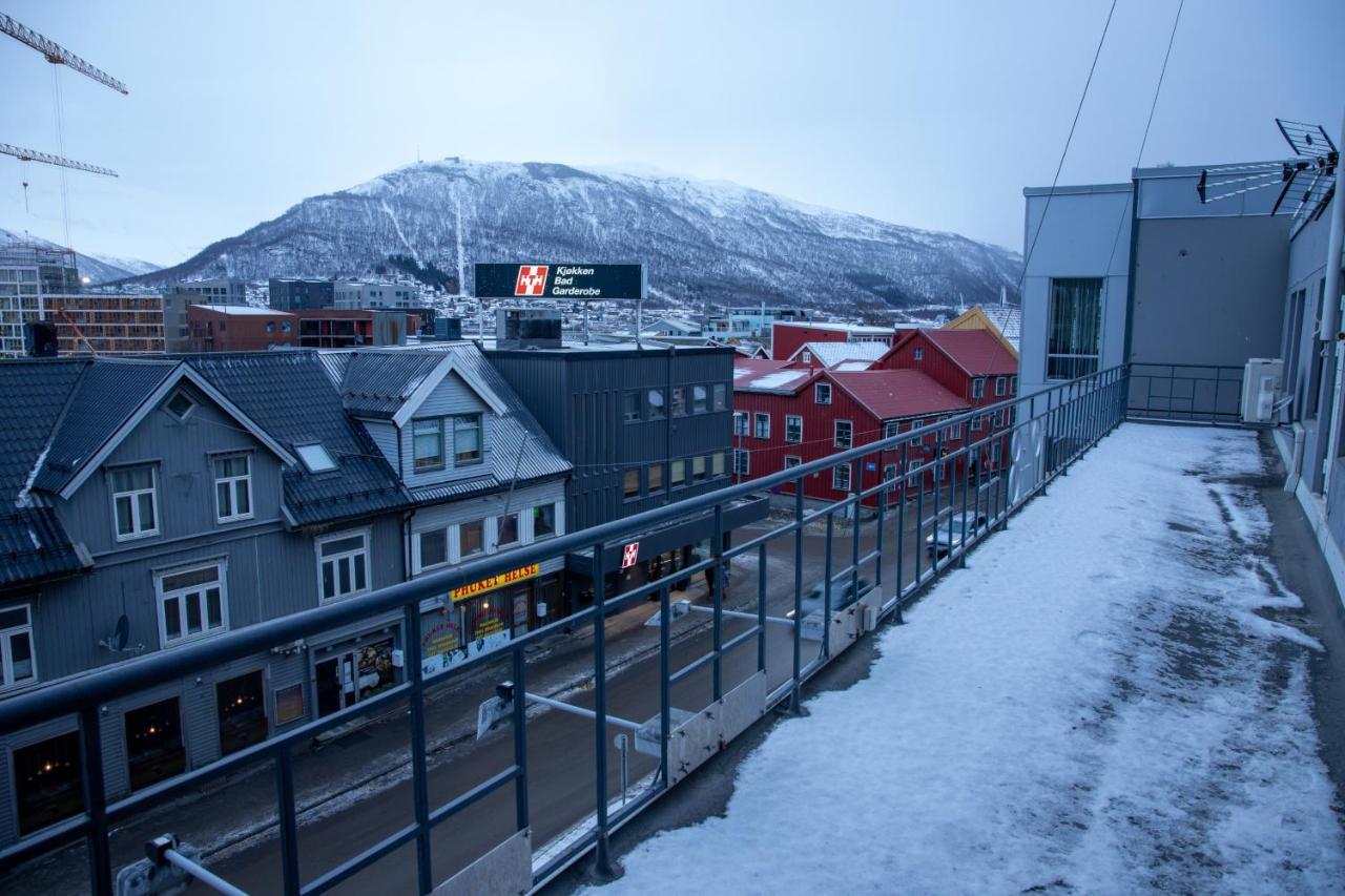 Toppleilighet Med Utsikt I Sentrum Nord Tromsø Exterior foto